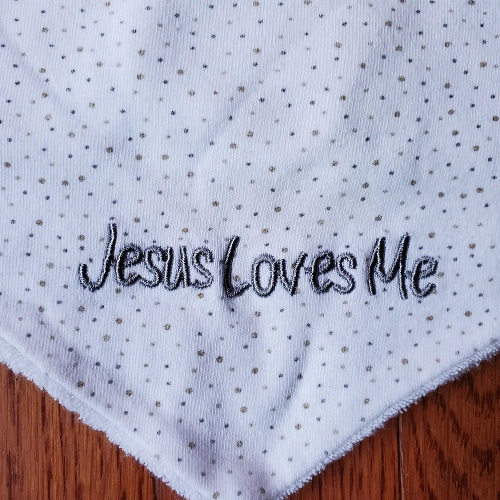 Baptism baby bibs